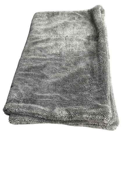 Pittstop detailing premium vehicle care Professional drying microfiber towel  grey lint free best way to dry your car 1400 gsm drying towel exterior detail professional